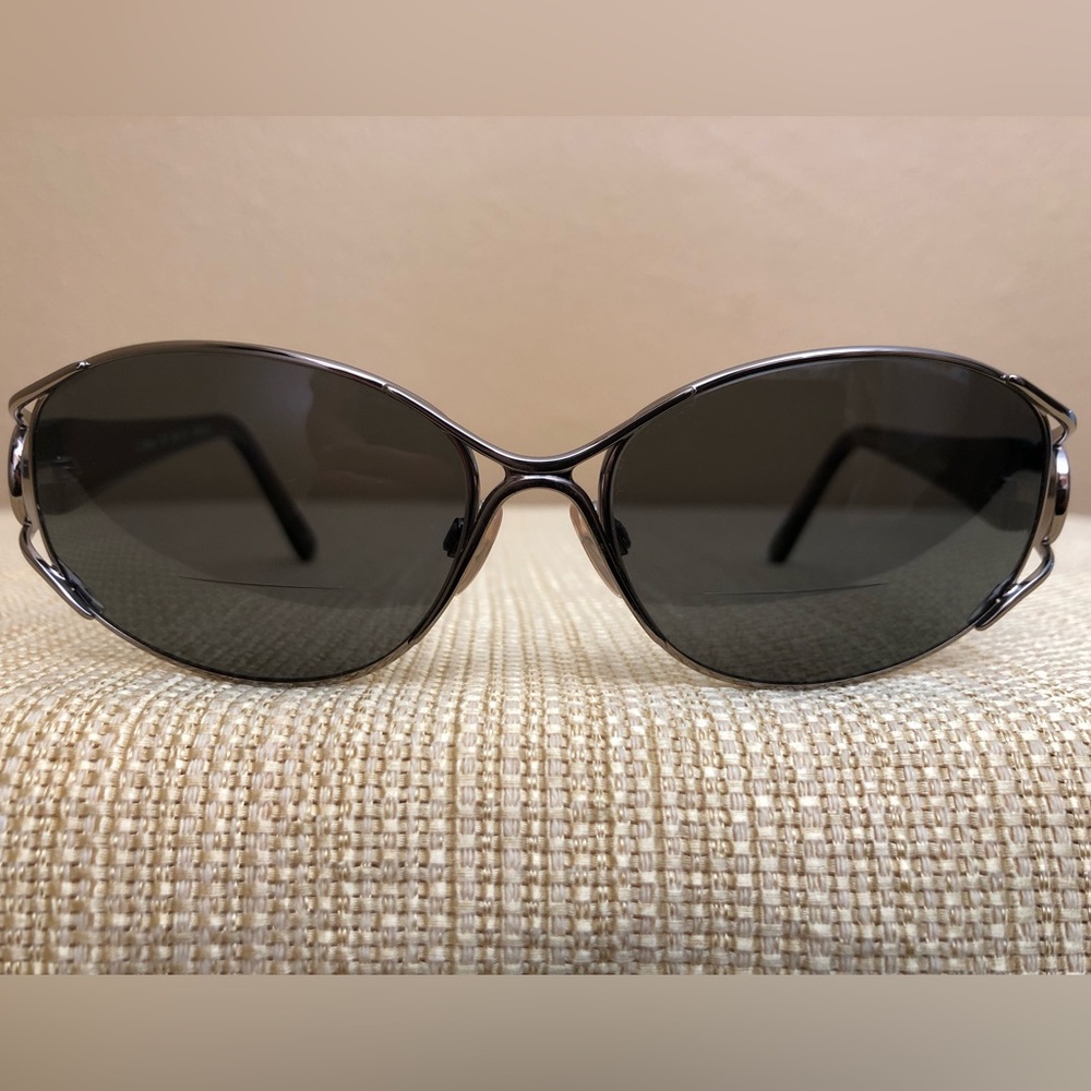 Jessica McClintock Sunglasses JMC 551 Brown Lenses Gunmetal Frames